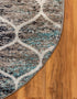 Trellis Mosaic Collection Area Rug -  Pergolatown (Blue Multi)