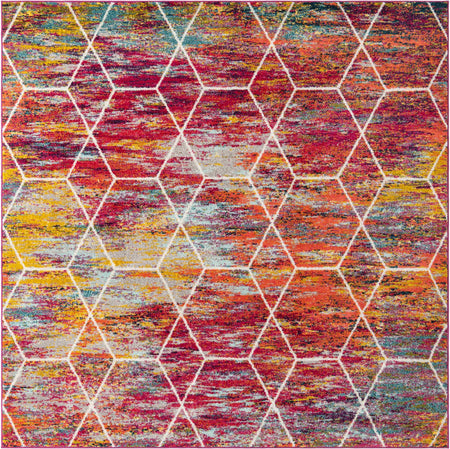 Trellis Mosaic Collection Area Rug - Arborville (Multi)