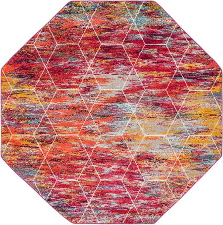 Trellis Mosaic Collection Area Rug - Arborville (Multi)