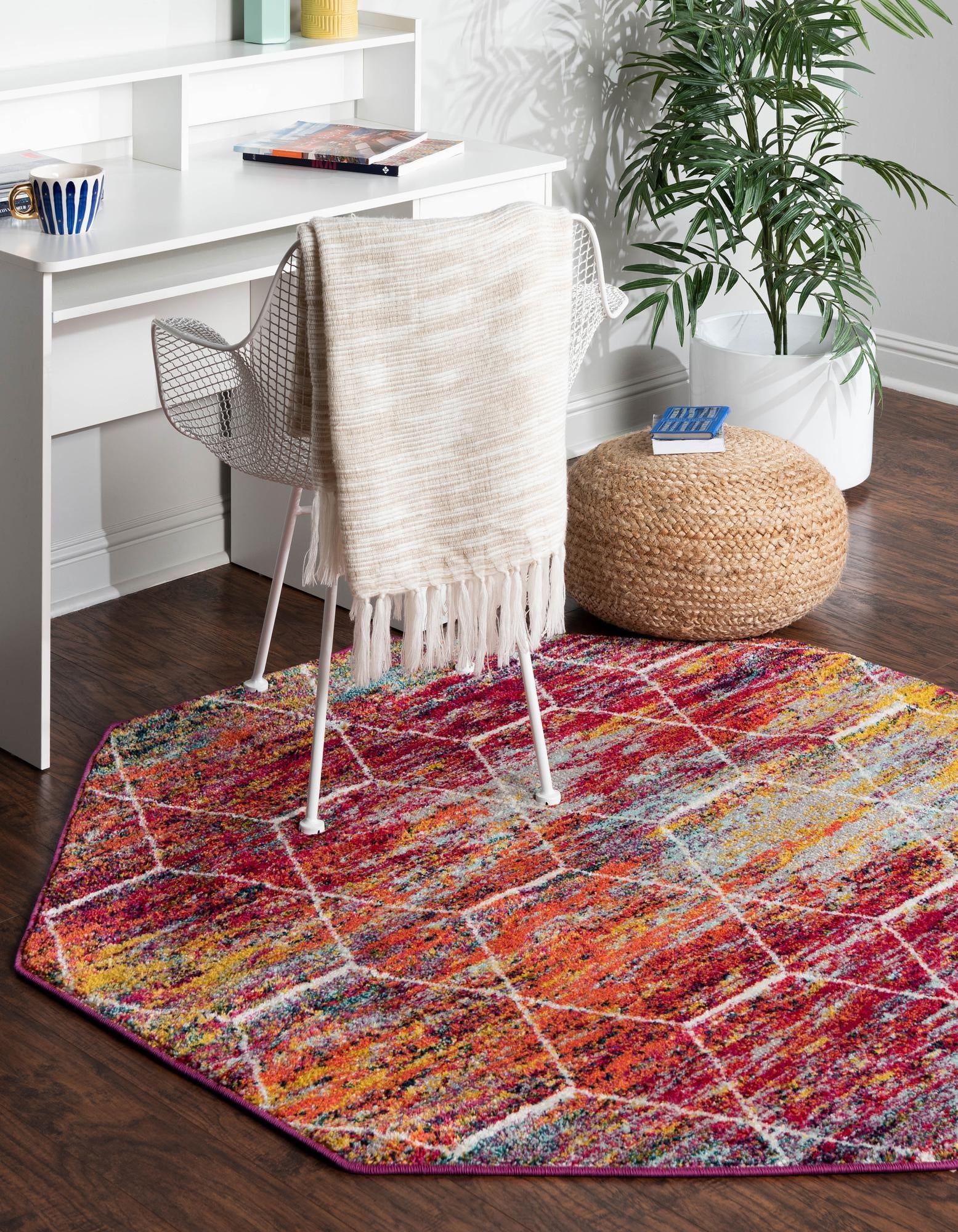 Trellis Mosaic Collection Area Rug - Arborville (Multi)