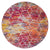 Lattice Garden Collection Area Rug - Arborville (Multi) Round Multi Main