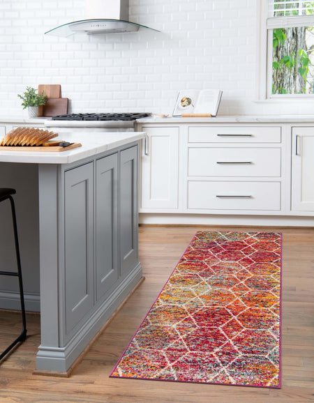 Trellis Mosaic Collection Area Rug - Arborville (Multi)