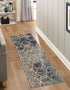 Trellis Mosaic Collection Area Rug - Arborville (Blue Multi)