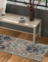 Trellis Mosaic Collection Area Rug - Arborville (Blue Multi)