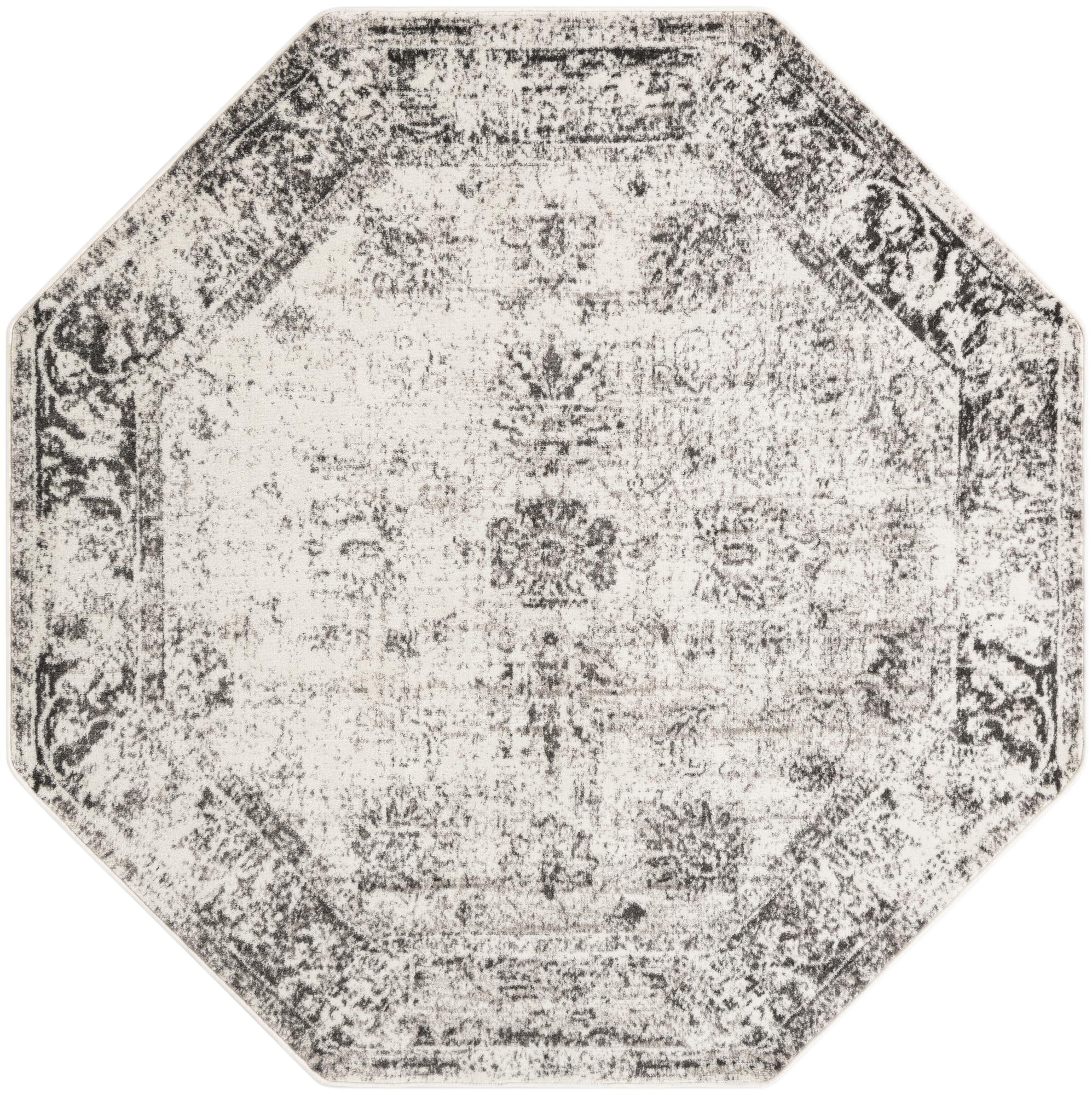 Riviera Elegance Collection Area Rug - Antibes (Gray)