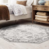 Riviera Elegance Collection Area Rug - Antibes (Gray) Octagon Gray  lifestyle 51