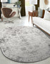 Riviera Elegance Collection Area Rug - Antibes (Gray)