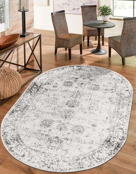 Riviera Elegance Collection Area Rug - Antibes (Gray)