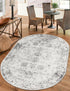 Riviera Elegance Collection Area Rug - Antibes (Gray)