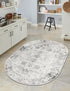 Riviera Elegance Collection Area Rug - Antibes (Gray)