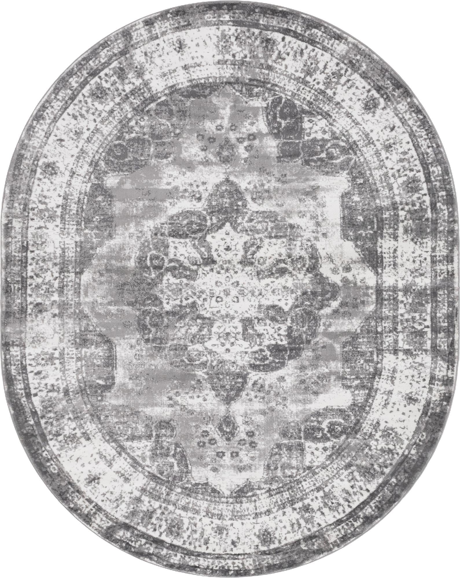 Riviera Elegance Collection Area Rug -  Menton (Gray)