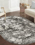 Riviera Elegance Collection Area Rug -  Menton (Gray)