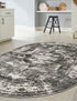 Riviera Elegance Collection Area Rug -  Menton (Gray)