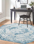 Riviera Elegance Collection Area Rug -  Menton (Blue)