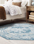 Riviera Elegance Collection Area Rug -  Menton (Blue)