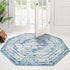 Riviera Elegance Collection Area Rug -  Menton (Blue)