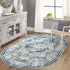 Riviera Elegance Collection Area Rug -  Menton (Blue)