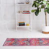 Prague Tapestry Collection Area Rug -  Moravia Runner Fuchsia  lifestyle 39