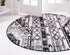 Cascade Range Collection Area Rug - Hood (Black and White)