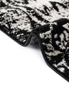 Cascade Range Collection Area Rug -  Rainier Square Black and White  lifestyle 14