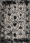 Cascade Range Collection Area Rug -  Shasta (Black and White) Rectangle Black and White Main