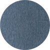 Patio Perfection Collection Area Rug - Veranda (Blue) Round Blue Main