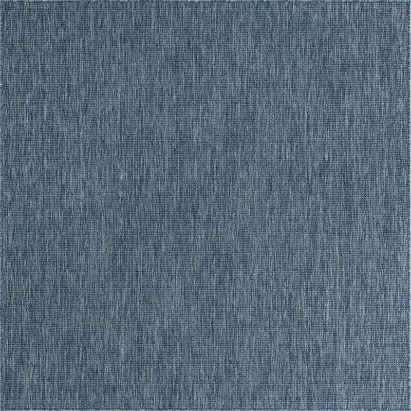 Patio Perfection Collection Area Rug - Veranda (Blue) Square Blue Main