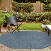 Patio Perfection Collection Area Rug - Veranda (Blue) Octagon Blue  lifestyle 26