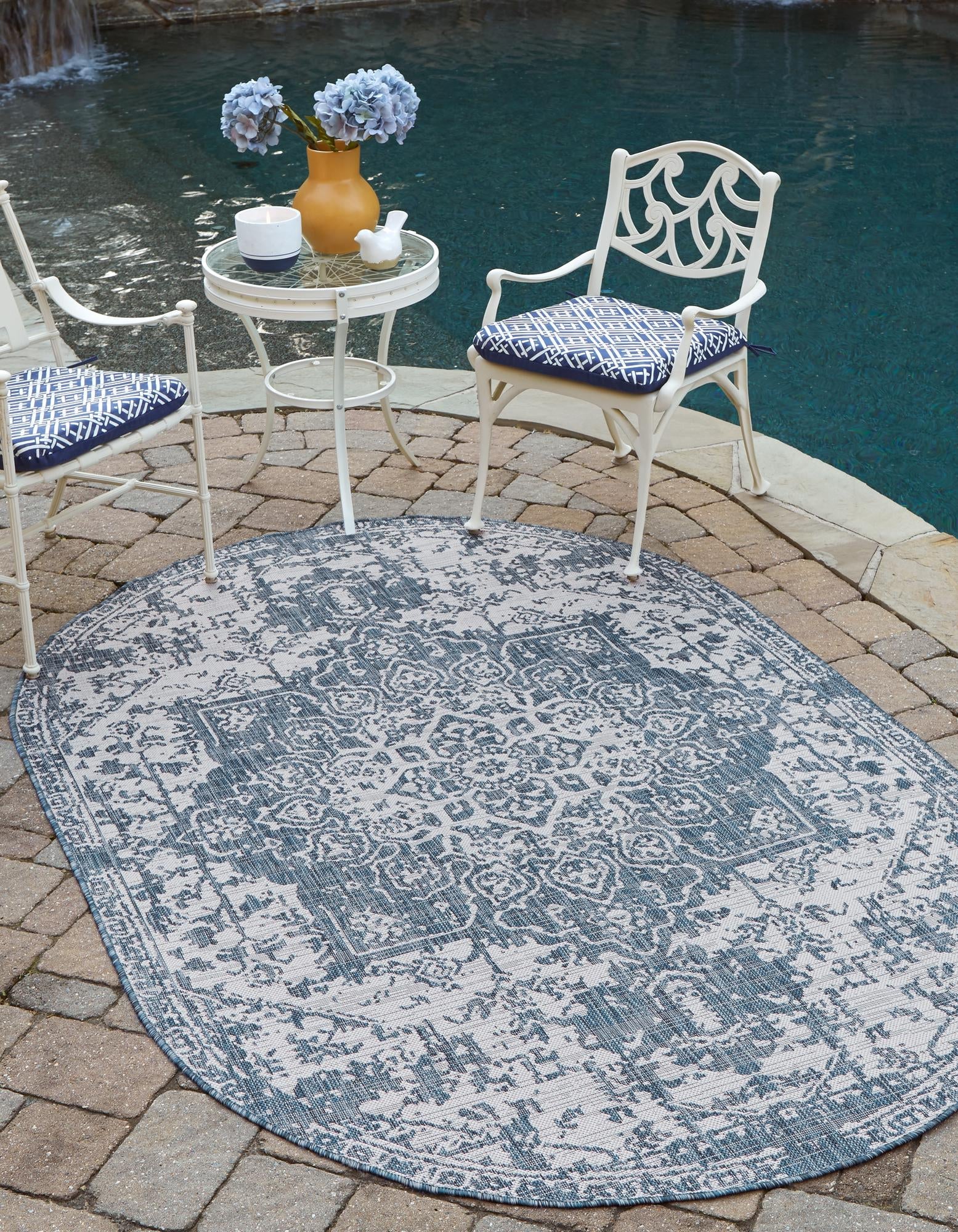 Urban Oasis Rugs Collection Area Rug -  Penthouse (Blue)