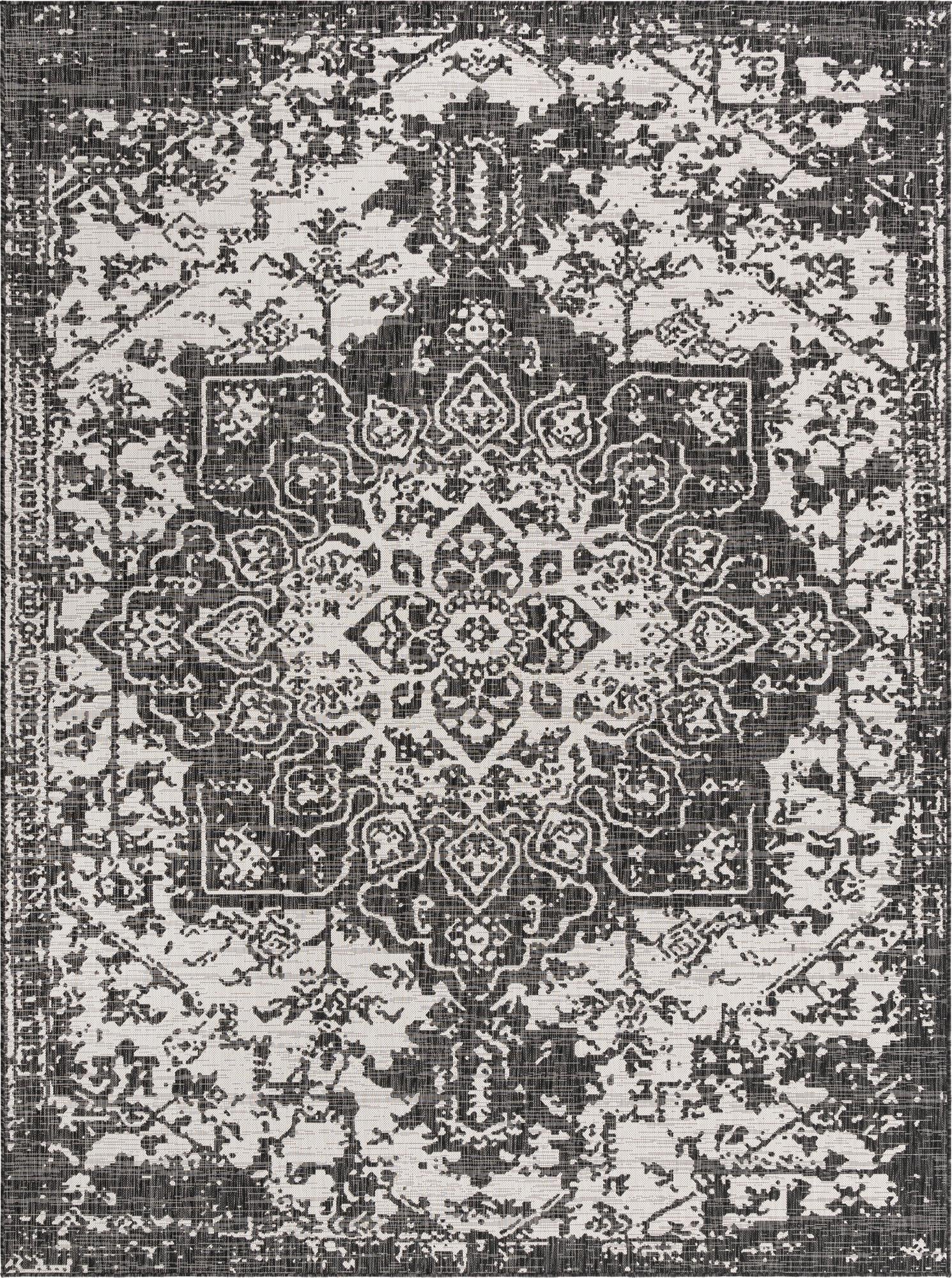 Urban Oasis Rugs Collection Area Rug -  Penthouse (Charcoal Gray)