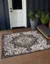 Urban Oasis Rugs Collection Area Rug -  Penthouse (Charcoal Gray) Square Charcoal Gray  lifestyle 0