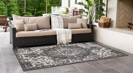 Urban Oasis Rugs Collection Area Rug -  Penthouse (Charcoal Gray)