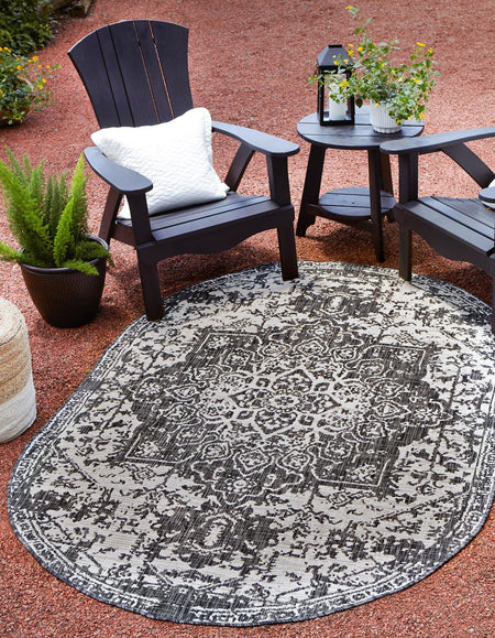 Urban Oasis Rugs Collection Area Rug -  Penthouse (Charcoal Gray)