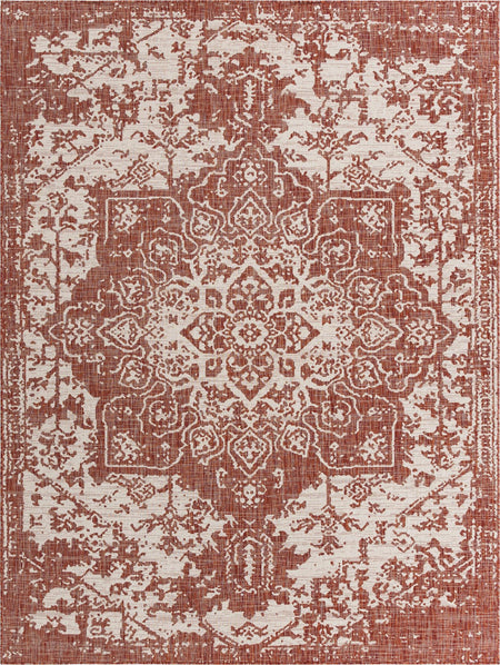 Urban Oasis Rugs Collection Area Rug -  Penthouse (Rust Red)