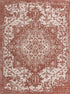 Urban Oasis Rugs Collection Area Rug -  Penthouse (Rust Red)