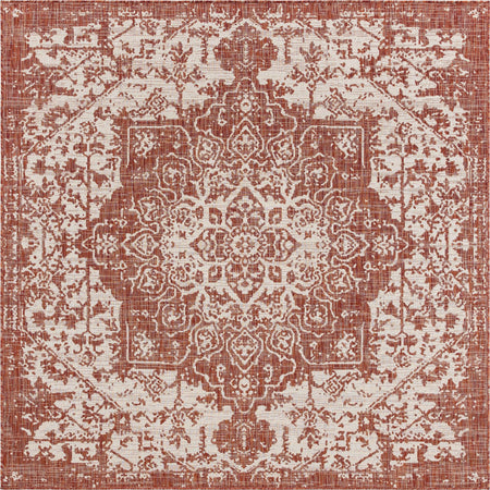 Urban Oasis Rugs Collection Area Rug -  Penthouse (Rust Red)