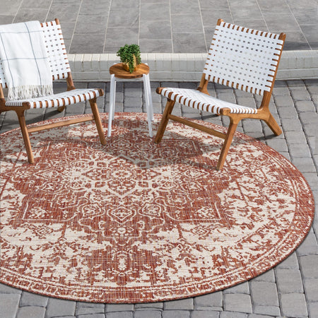 Urban Oasis Rugs Collection Area Rug -  Penthouse (Rust Red)