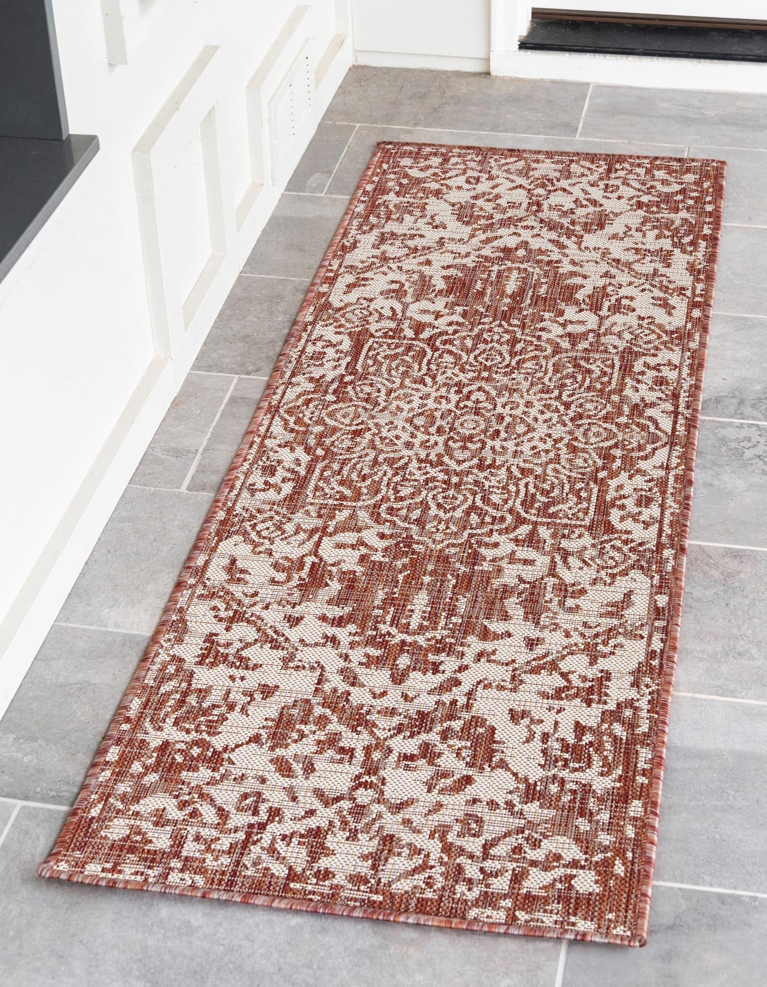 Urban Oasis Rugs Collection Area Rug -  Penthouse (Rust Red)