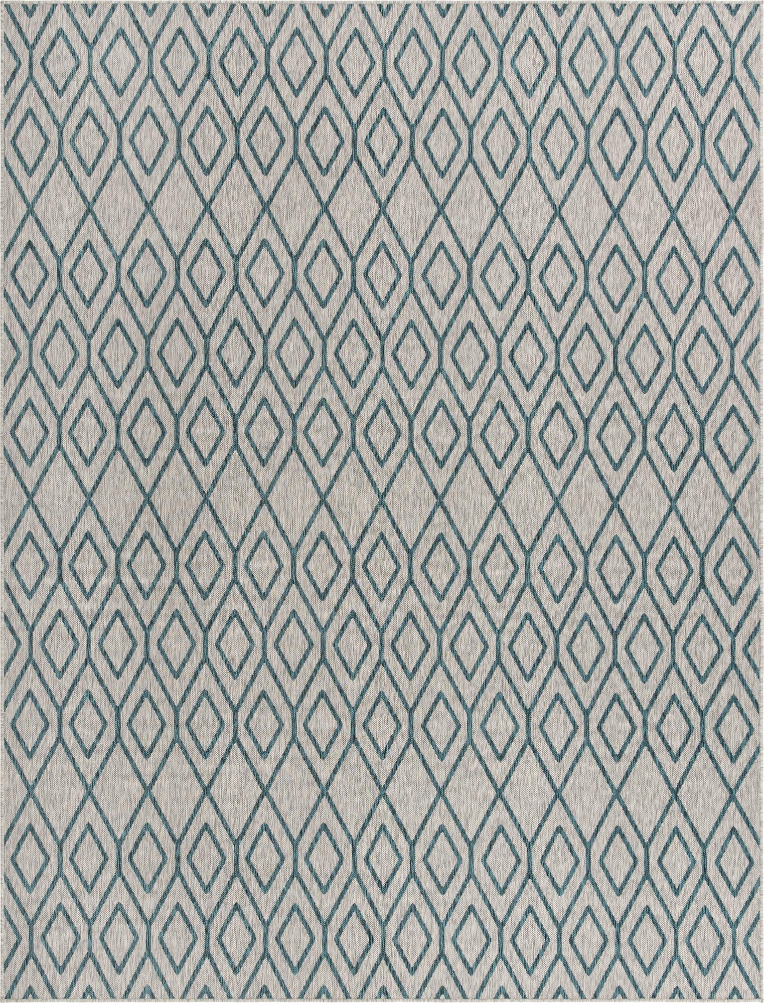 Urban Oasis Rugs Collection Area Rug -  Boulevard (Gray Teal)