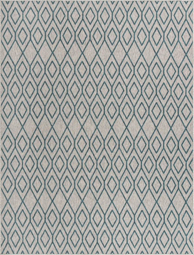 Urban Oasis Rugs Collection Area Rug -  Boulevard (Gray Teal) Rectangle Gray Teal Main