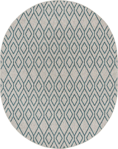 Urban Oasis Rugs Collection Area Rug -  Boulevard (Gray Teal)