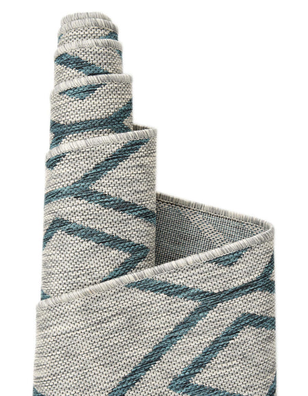 Urban Oasis Rugs Collection Area Rug -  Boulevard (Gray Teal)