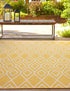 Urban Oasis Rugs Collection Area Rug -  Boulevard (Yellow Ivory)