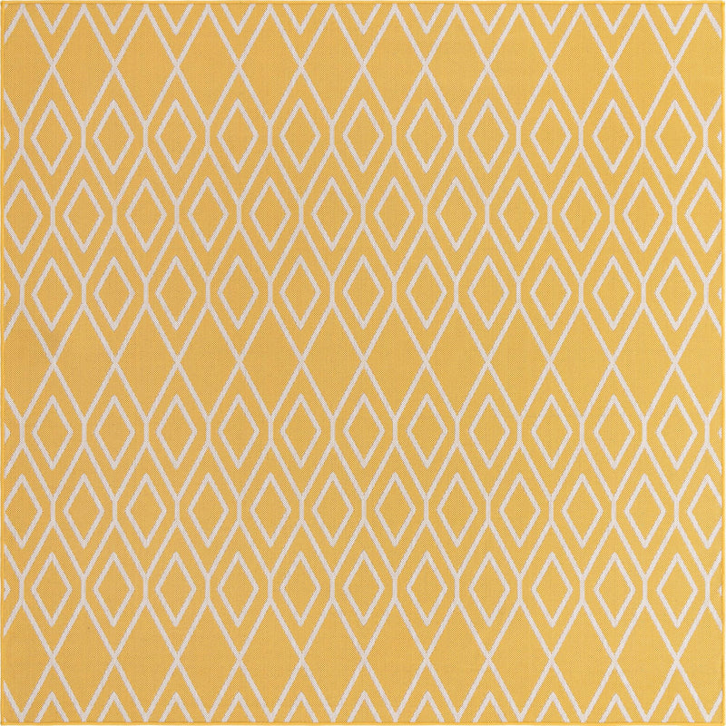 Urban Oasis Rugs Collection Area Rug -  Boulevard (Yellow Ivory) Square Yellow Ivory Main