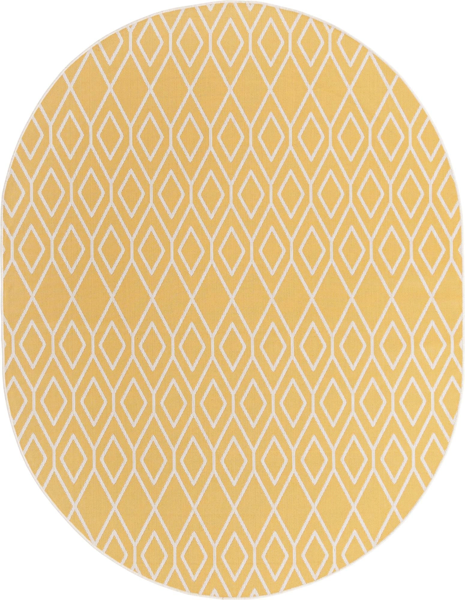 Urban Oasis Rugs Collection Area Rug -  Boulevard (Yellow Ivory)