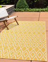 Urban Oasis Rugs Collection Area Rug -  Boulevard (Yellow Ivory) Rectangle Yellow Ivory  lifestyle 0