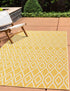 Urban Oasis Rugs Collection Area Rug -  Boulevard (Yellow Ivory)