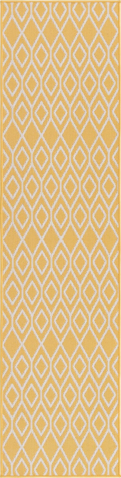 Urban Oasis Rugs Collection Area Rug -  Boulevard (Yellow Ivory) Runner Yellow Ivory Main