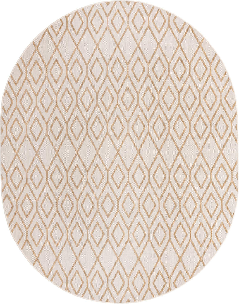 Urban Oasis Rugs Collection Area Rug -  Boulevard (Beige) Oval Beige Main