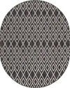 Urban Oasis Rugs Collection Area Rug -  Boulevard (Charcoal Gray) Oval Charcoal Gray Main